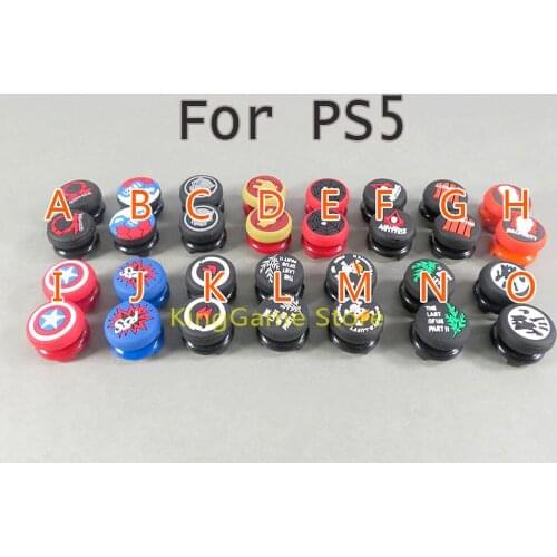 1pair For PlayStation PS4 PS5 Thumbsticks Cover Thumb Joystick Extender Caps Heightened Caps Gamepad Controllers Accessories