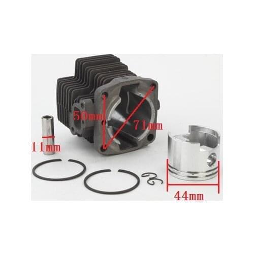 44MM TH48 CYLINDER KIT PISTON GROUP WITH RING ASSEMBLY FOR KAWASAKI KBL48 KBH48 KAAZ TRIMMER BRUSH CUTTER ZYLINDER HEAD