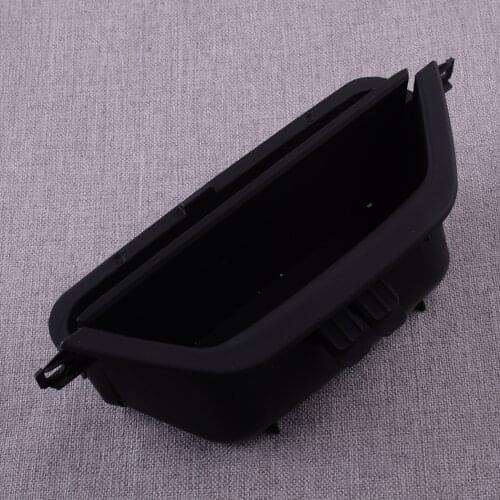 CITALL Car Front Left Interior Door Pull Handle Trim Cover Fit for BMW X3 F25 X4 F26 2011 2012 2013 2014 2015 2016 2017 Black