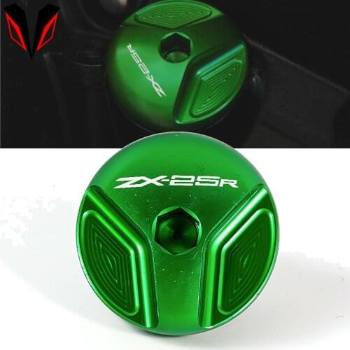 Logo "ZX25R" Motorcycle CNC Oil Filler Cap Plug Cover for Kawasaki NINJA ZX-25R ZX 25R ZX25R 2020 2021 High Quality Accessory