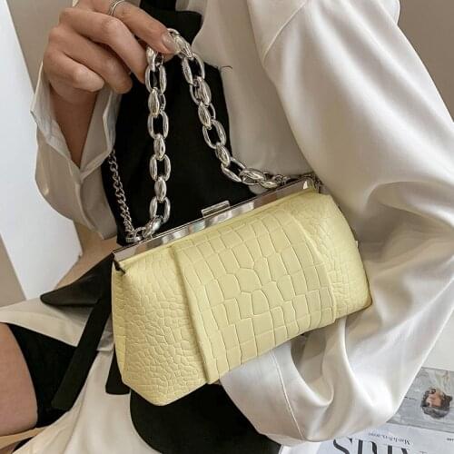 Fashion Stone Pattern Chain Crossbody Bags for Women Designer Buckle Small Flap Bag Female Shoulder Bag Dinner Clutch 2021