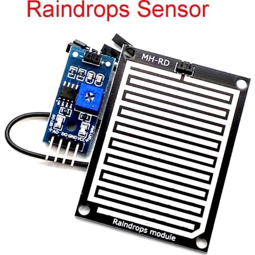 1Set Raindrops Detection Module Raindrops Sensor Module Rain Weather Module Humidity For Uno
