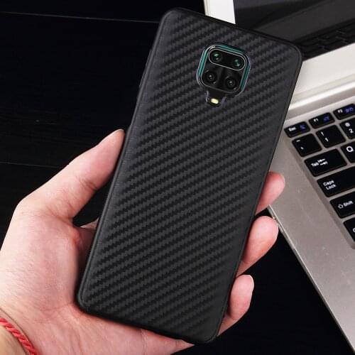 Soft Silicone case For Xiaomi Redmi Note 9S Luxury Carbon fiber Slim Skin Protective back cover For xiaomi redmi note 9 pro max