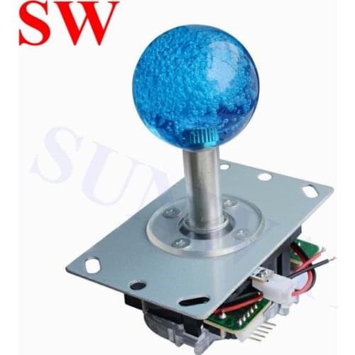 Illuminated Sanwa joystick Competition Joystick 5V LED Lighted 4/8 Way switchable Rocker For Arcade Machine Mame Jamma PC Games