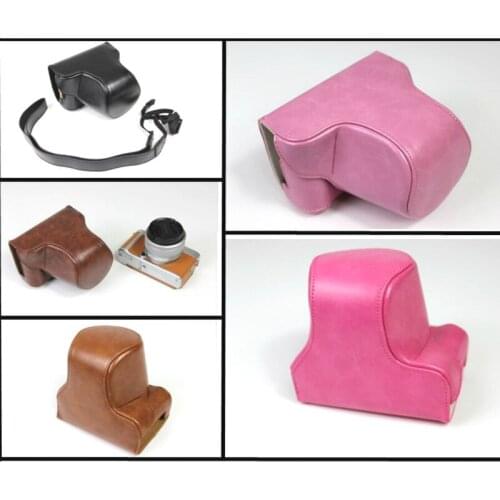 Suitable for Fuji x-a7 camera bag xa7 leather case xa7 protective cover xa7 shell