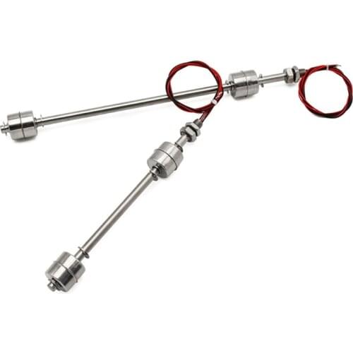 Double Ball Float Switch Tank Liquid 6 Size Pool Water Level Sensor Stainless Steel Float Switch Tank Pool Flow Sensors