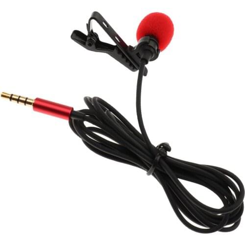 Durable Mini 3.5mm Plug Condenser Microphone With Storage Bag 150cm Cable