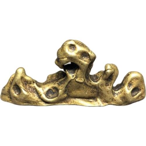 Antique Brass mountain penholder manual copper penholder mountain