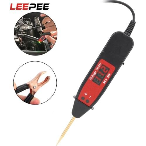 5-36V Power Probe Pencil Electric Voltage Power Test Pen Digital Display Non-Contact Tester For Car Trailer Motorcycle Truck