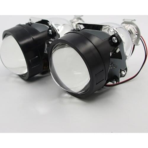 2 Pieces HID 2.5inch H1 LED Motorcycle Headlight Bulb Waterproof Light Car Xenon Lamp DC 12-24V High and Low Beam Lumens