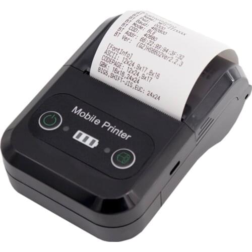 Thermal Receipt Printer Portable 2 inch Bluetooth Mobile Printer for supermarket handheld printing machine for retail