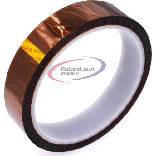 20mm 2cm X 30M High Temperature Resistant Tape Roll Gold 100ft Heat Resistant Adhesive Polyimide Insulation Thermal Tape For BGA