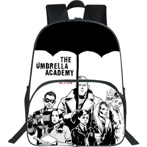 The Umbrella Academy Kids School Bags For Boys Girls Backpack Children Schoolbag Primary Toddler Orthopedical Mochila Infantil