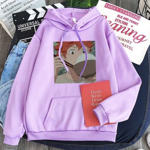 Japanese Anime Cartoon Haikyuu Shoyo Hinata Printing Hoodies Sweatshirts Men/women Volleyball Junior Hoody Unisex Casual Tops
