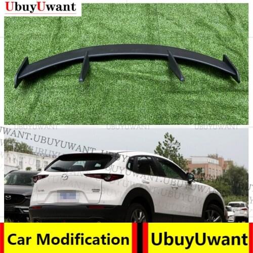 UbuyUwant For Mazda CX-3 HATCHBACK 2018 - 2020 Car Tail Wing Decoration Carbon Fiber / FRP Rear Trunk Spoiler Car Styling