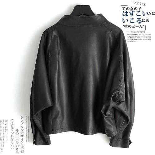 100% Natural Sheepskin Coat Female Genuine Leather Jackets Women Slim Short Spring Autumn Outwear Real Leather Coats 3022