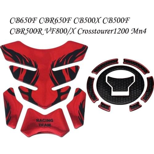 3D Motorcycle Gas Fuel Oil Tank Pad protector Decals Stickers for Honda CB650F CBR650F VFR800X VFR800 CBR500R CB500X CB500F MN4
