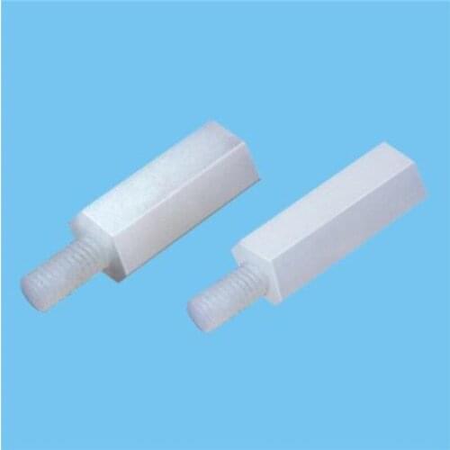 Free shipping 1000pcs/lot nylon male and female PCB support spacer Tapped hole:M4 nylon pcb support spacer pcb standoff