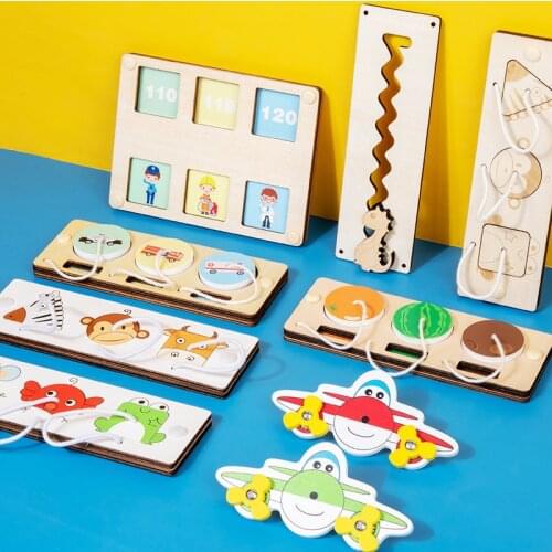 Children Busy Board DIY Toys Baby Montessori Sensory Activity Board Accessories Early Education Toys Toddler Learning Skill Toy