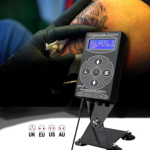 Tattoo Power Supply HP-2 UPGRADE Touch Screen Intelligent Digital LCD Makeup Dual Tattoo Power Supplies set US/EU/UK/AU plug