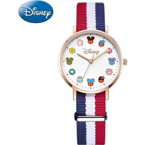 2020 Disney Princess Cartoon Girl Quartz Watch Lady Fashion Watch Women Waterproof Clock Woman Student Time Kids Gift Hour