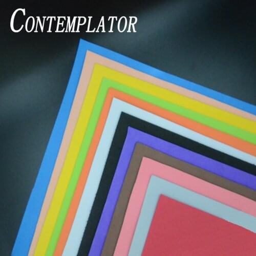 CONTEMPLATOR 12colors 2mm thickness fly tying floating Foam 4sheets/pack EVA square paper fly fishing materials for grass hopper