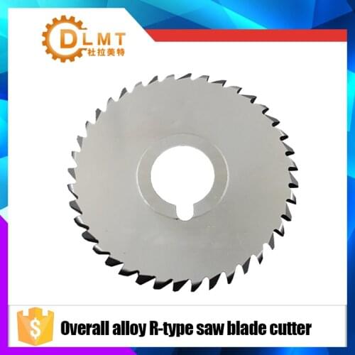 1pcs 80mm R Saw Blade Circular Solid Carbide Round Milling Saw Cutter 80x22x4.6x40T-R2.3 Wood Grooving Parting off Cutting Tool