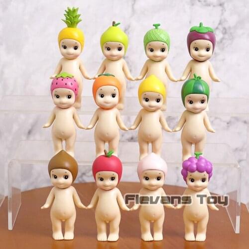 Little Angel 2017 Fruit Series Mini PVC Action Figures Collectible Model Toys Dolls Gift 12pcs/set