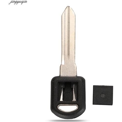 Jingyuqin 10pcs Remote Car Key Case Shell For G-M Chevy Pontiac No Chip Replacement New Ignition Uncut Blade Blank