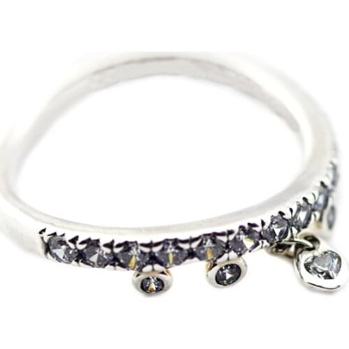 CKK 925 Sterling Silver Chandelier Droplets Ring For Women Original Jewelry Making Fashion Anniversary Gift