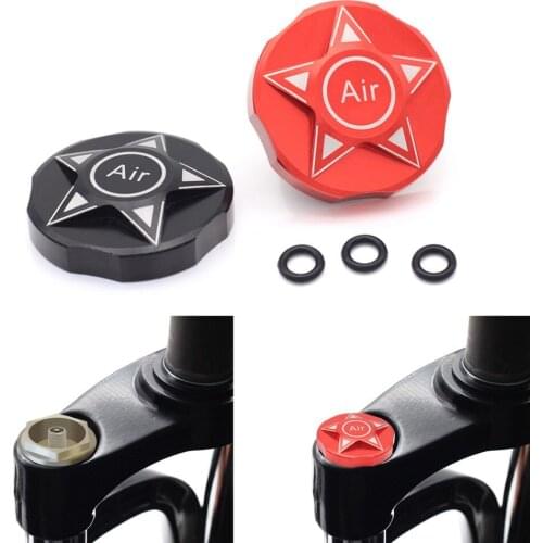 Bicycle Shoulder Air Fork Cover With Sealing Rings Aluminum Bike Air Gas Fork Protective Cap For Manitou/Magura/FOX-/DT/ROCKSHOX