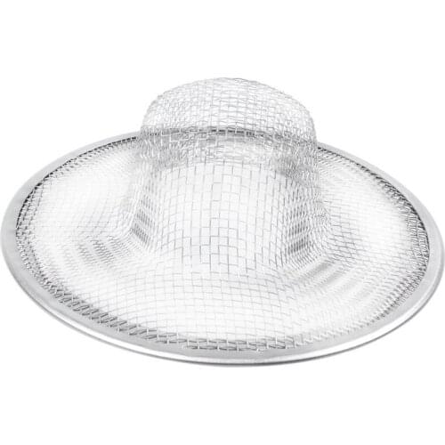 HOT-Stainless Steel Drainer Basin Filter Mesh Sink Strainer 3.5 Inch Top Diameter