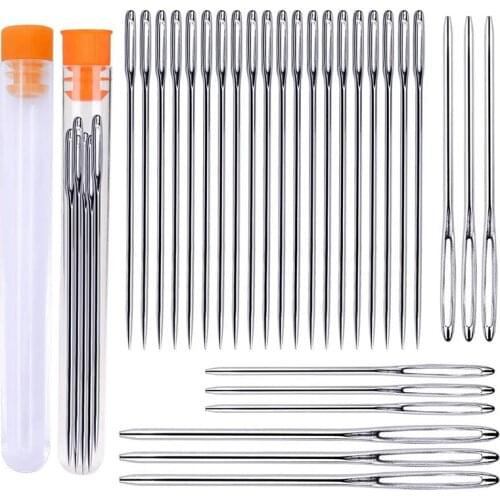 LMDZ 20Pcs Sewing Sharp Needles+ 9Pcs Large Eye Sewing Needles Hand Sewing Needle Home DIY Crafts Household Sewing Accessories