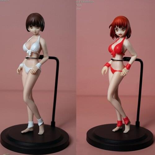 1/12 Scale Anime Young Girl Body Flexible Seamless Female Body Pale Skin with Head and Bikini TBLeague PLLB2020-T02A/B