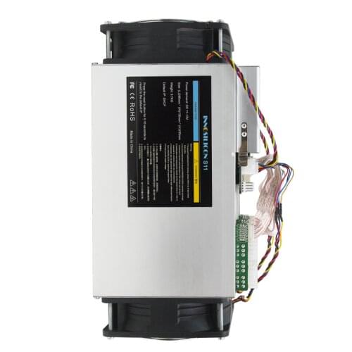 Innosilicon S11 SiaMaster 3.83TH/S 1380W SIACOIN Blake2b Asic Miner With PSU Better Than Antminer A3