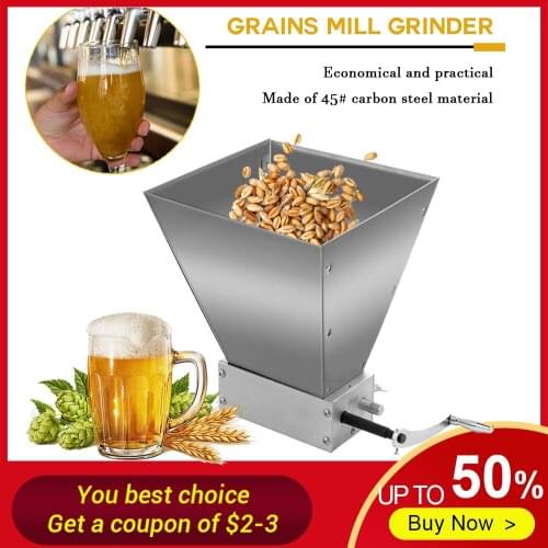 1L Whole Grains Mill Grinder Food Processors Superfine Large Manual Powder Machine Stainless Steel Malt Corn Food Grinder