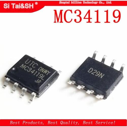 20PCS MC34119 SOP8 MC34119 SOP SMD Low-power audio and audio amplifier chip
