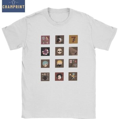 Nana Sticker Pack T Shirt Mens Cotton Funny T-Shirt Round Collar Anime Tee Shirt Short Sleeve Clothing Gift Idea