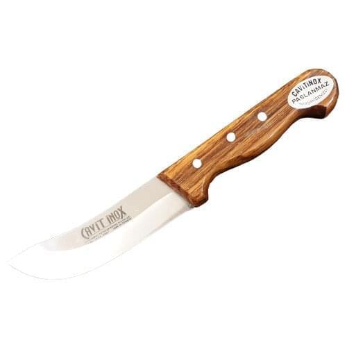 Skinning Knife 24cm Overall Length Wooden Handle