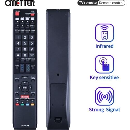 Suitable for Sharp GB118WJSA LCD TV remote control 2D 3D with NETFLIX universal GB005WJSA GA890WJSA GB004WJSA