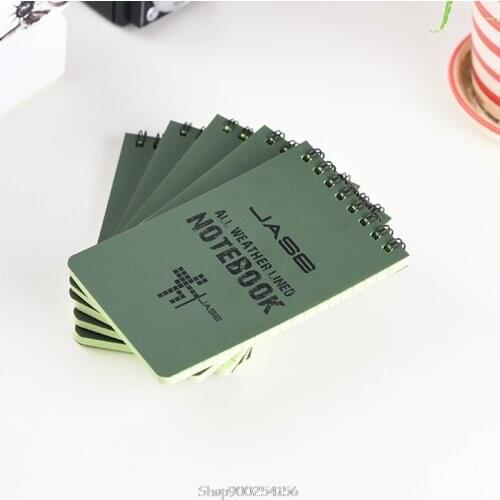 Notebook All Weather Waterproof Writing Paper Note Book Military Outdoors Camping N12 20 Dropship