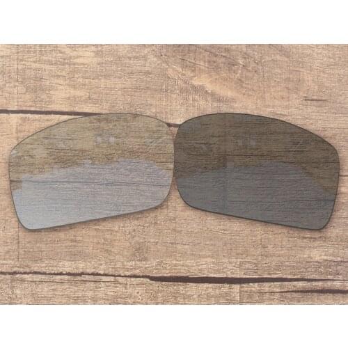 Vonxyz Grey Photochromic Polarized Replacement Lenses for-Oakley Oil Drum Frame