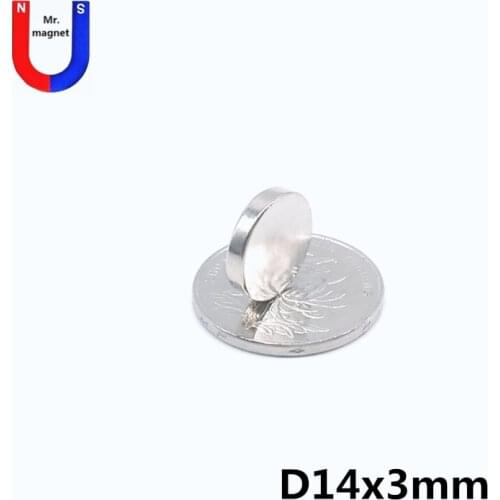 500pcs 14x3 Bulk Small Round NdFeB Neodymium Disc Magnets 14x3mm N35 Super Powerful Strong Rare Earth Magnet Free Shipping 14*3