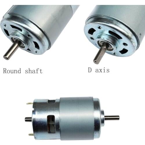 775 DC Motor DC 12V 2000-15000 RPM Ball Bearing Large Torque High Power Low Noise Electronic Component Motor