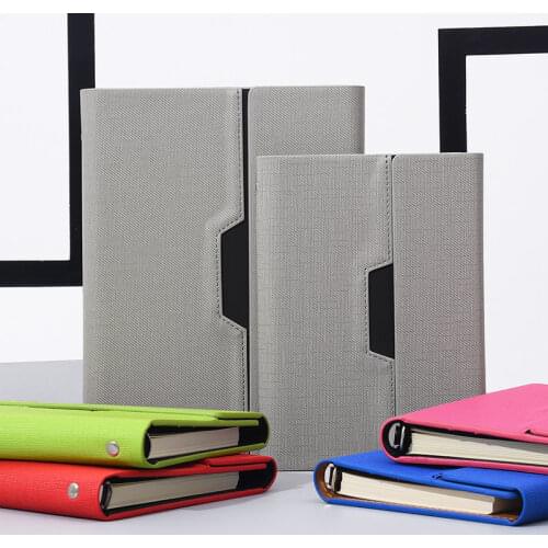 Refillable Writing Book, A5 Binder 6 Rings Loose Leaf Travel Journal with Magnetic Clasp,Lined Agenda Planner Notebooks