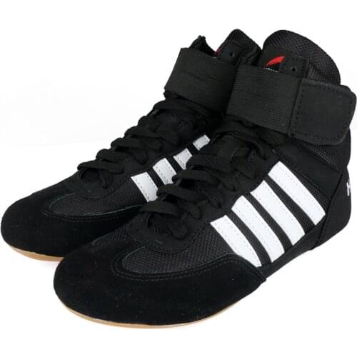 2020 Hot Sale Mens and Womens Boxing Shoes Rubber Sole Breathable Wrestling Shoes 35-46 Size Multicolor Sneakers