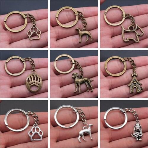 1 Piece Keychain Dog keychains for women key chain car accessories key chain women cute keychain