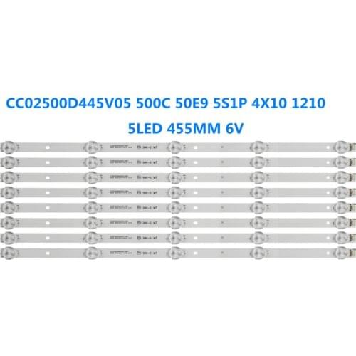 LE-8815A LE-8822A light bar CC02500D445V05 500C 50E9 5S1P 4X10 1210 5LED 6V 445mm
