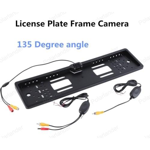 Hot sell Wireless Car Backup Licence Plate Frame 656*492 pixels Camera135 degree angle