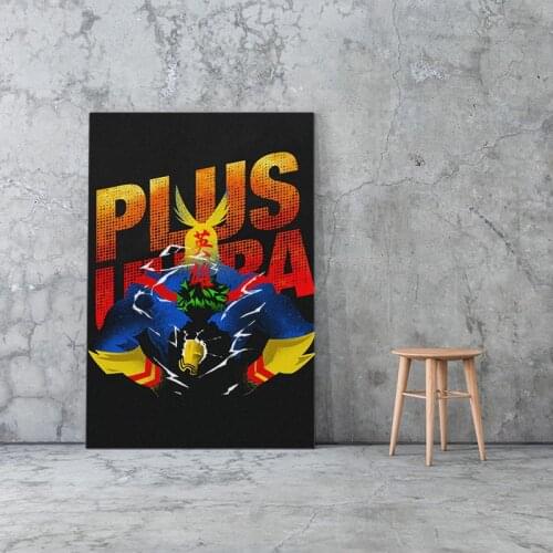 Wall Art Modular Canvas Pictures Plus Ultra All Might Bnha Home Decor Painting Prints Poster Anime Living Room Cuadros No Frame